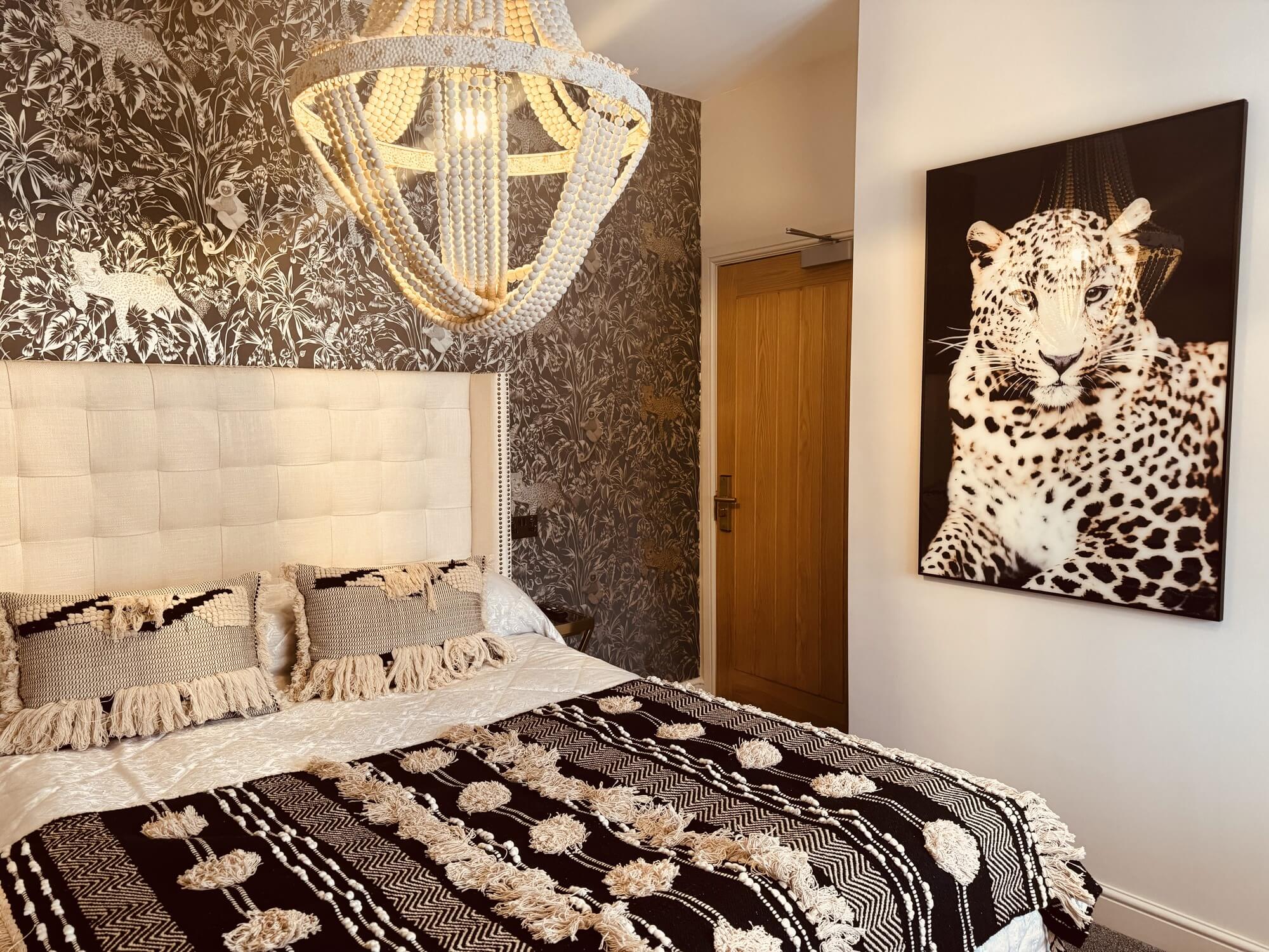 Nuthurst Grange bedroom interior